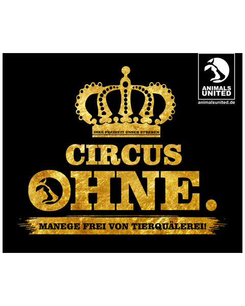 Aufkleber "Circus OHNE"
